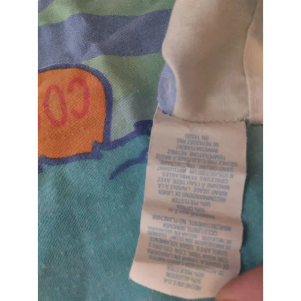 Vintage Pillow Case Elmo Cookie Monster Sesame Street USA